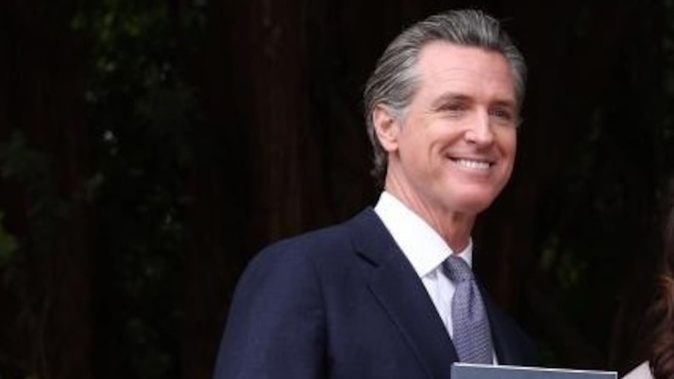 California Governor Gavin Newsom is moving to protect the California economy. Photo / Supplied