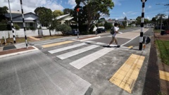 Auckland Mayor Wayne Brown raged at this $490,000 pedestrian crossing on Williamson Avenue in Grey Lynn, saying Auckland Transport had lost the plot. Photo / Jason Oxenham