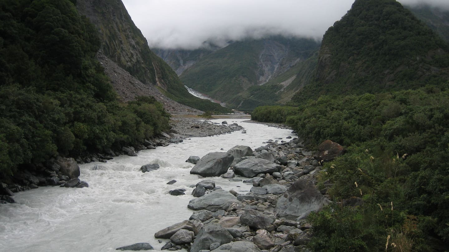The Fox River, on the West Coast of the South Island, is a popular area among trampers. Photo / File