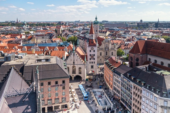 Across the rooftops of Munich. Photo / Supplied