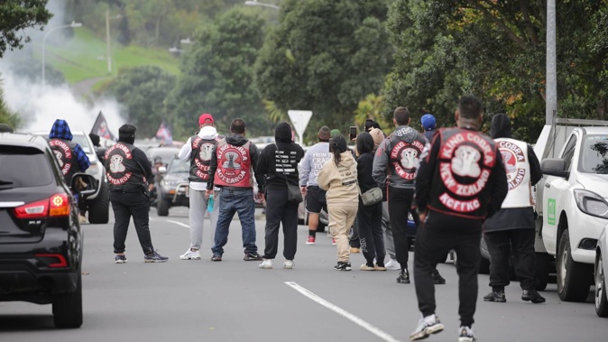 Police Minister Mark Mitchell’s got the task of making National’s promise of cracking down on gangs a reality within the coalition Government’s first 100 days. Photo / NZME