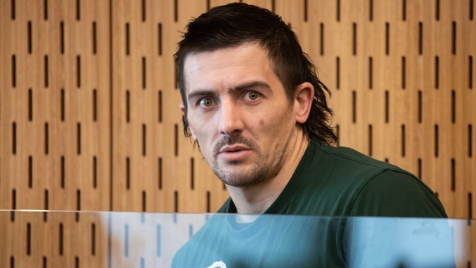 Jonty Alexander Lye appeared in the Christchurch District Court for a range of theft charges, including stealing a police officer's car. Photo / George Heard