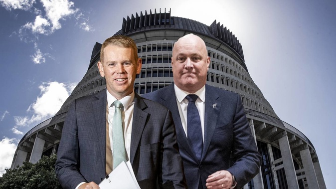 Chris Hipkins and Christopher Luxon return to a grumpy Parliament. Photo / NZME