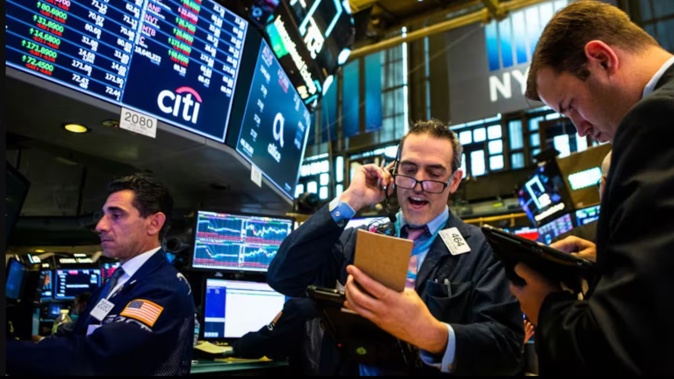 Wall Street stocks mostly fell after US inflation data exceeded expectations. Photo / Eduardo Munoz Alvarez, Getty Images, File