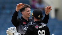 Black Caps v West Indies: New Zealand post record total to secure T20 series