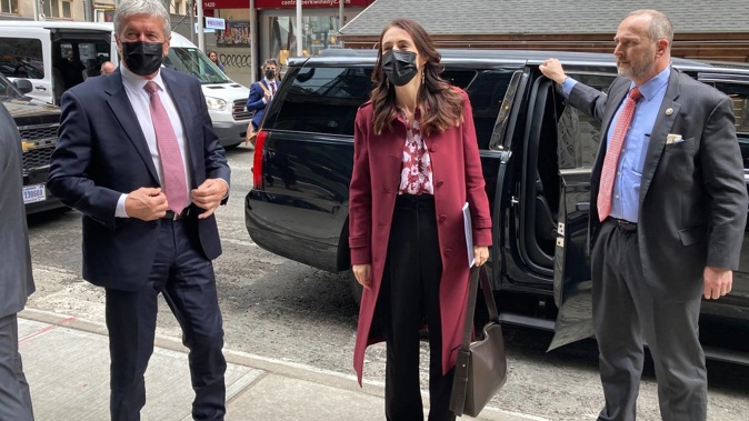 Jacinda Ardern in New York. Photo / Claire Trevett