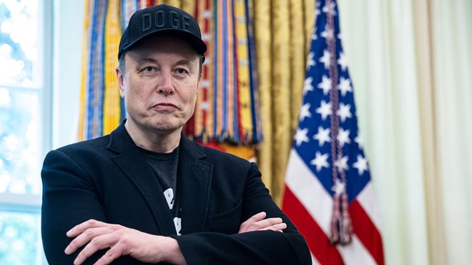 Tesla chief executive Elon Musk has seen the company’s global sales drop 13.5% in Q2 amid political tensions and shrinking demand for electric vehicles. Photo / Getty Images