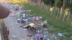 A reel posted on social media showing rubbish left behind after the Rhythm and Vines festival in Gisborne has attracted more than 20,000 views.