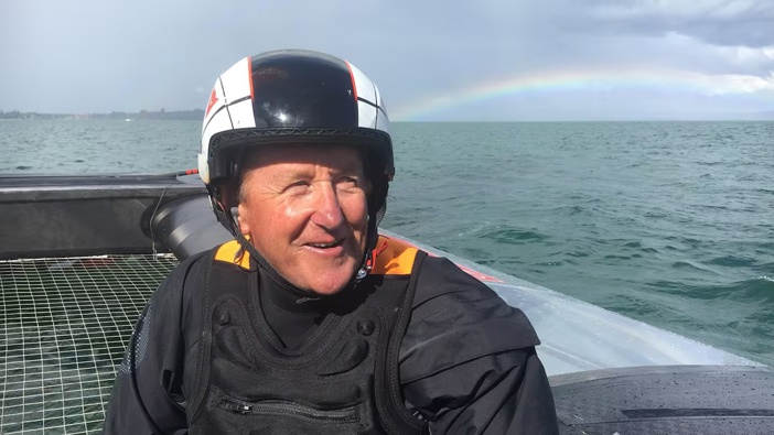 Peter Lester was a renowned sailor and insightful commentator. Photo / Emirates Team New Zealand