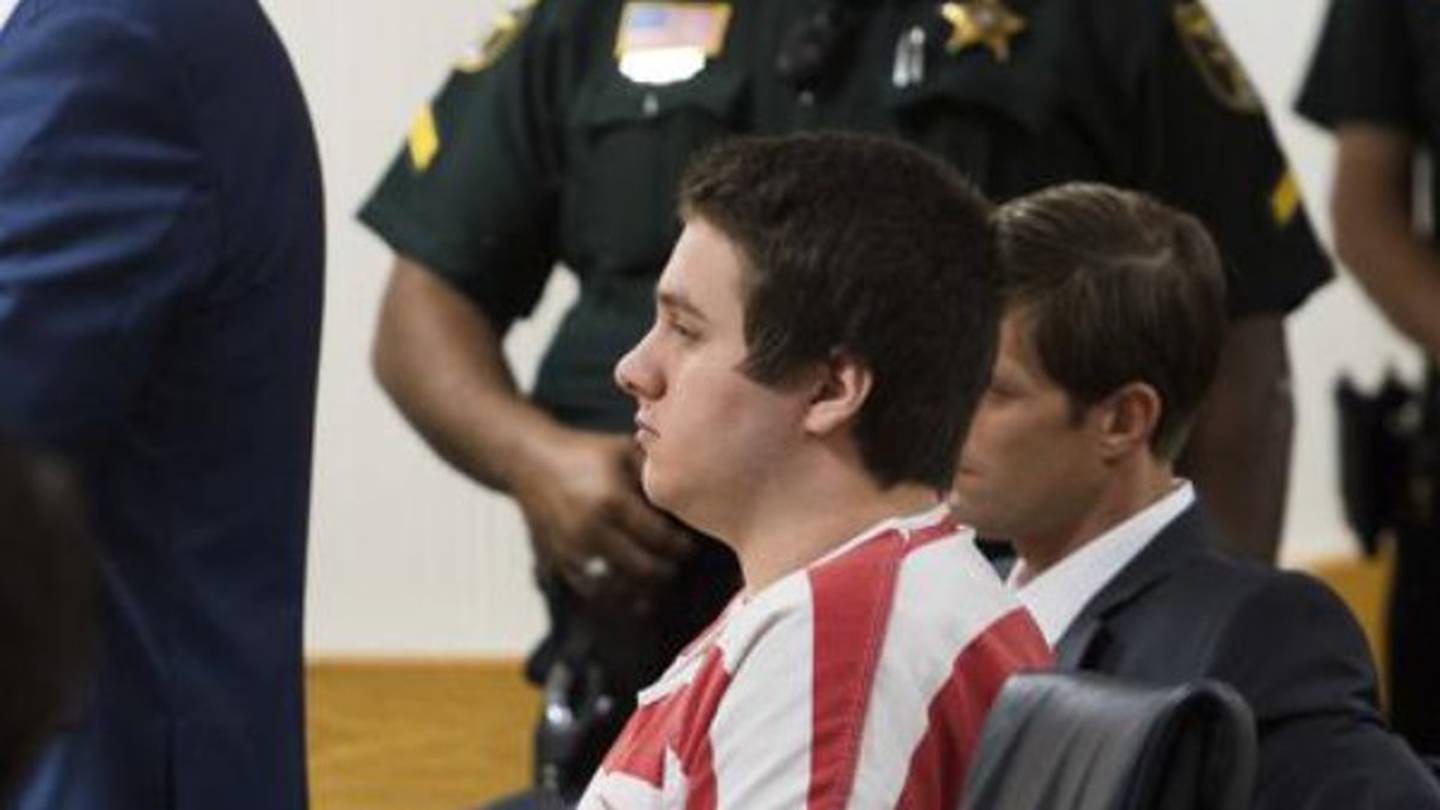 Austin Harrouff, who killed a Florida couple in their garage six years ago, has avoided a trial. Photo / AP