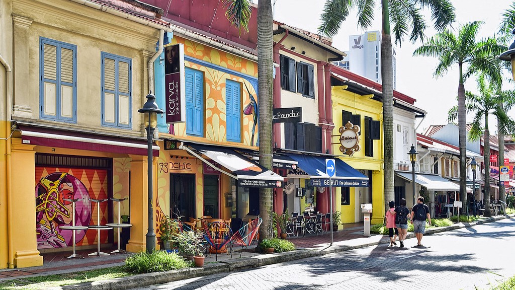 Bussorah Street, Kampong Glam, Singapore. Photo / Supplied