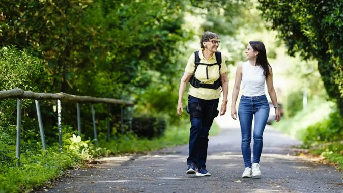The robotic shorts are designed to improve mobility and independence in older adults and those with chronic illnesses. Photo / Uwe Anspach