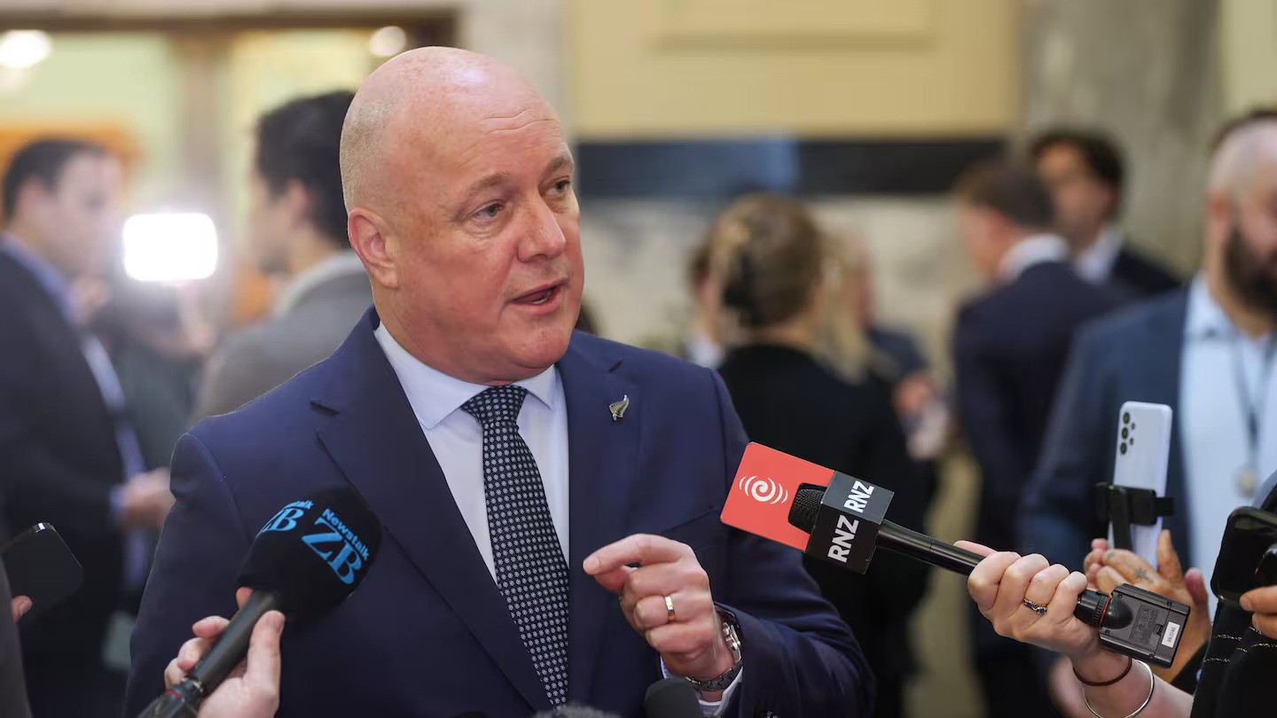 Prime Minister Christopher Luxon at Parliament. Photo / Mark Mitchell
