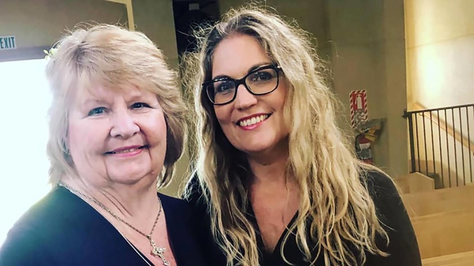 Cindy Bridson with her daughter Carlene Limmer. Bridson has received an apology from her district health board for its repeated failures to treat her symptoms. Photo / Supplied