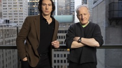 Adam Driver and director Michael Mann. Photo / AP