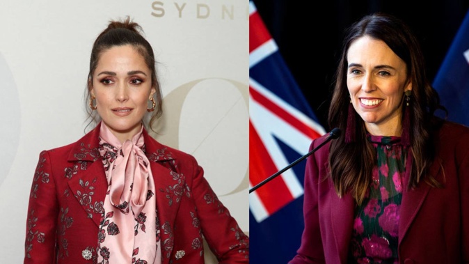 Emmy nominated actress Rose Byrne is set to play Jacinda Ardern. (Photos / Getty Images)