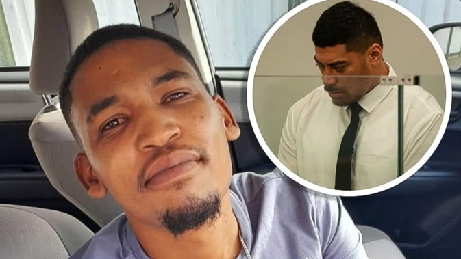 Luke Smith died after being coward punched by Siale Siale (inset) during a night out on Wellington's Courtenay Place. Composite photo RNZ Pool/Supplied