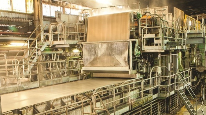 The interior of the Penrose paper recycling mill. (Image: Oji)