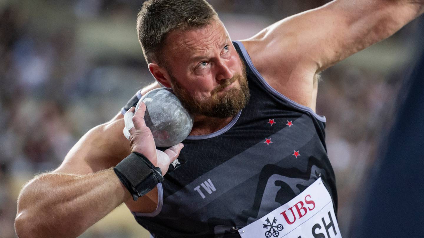 Tom Walsh of New Zealand in action. Photo / AP