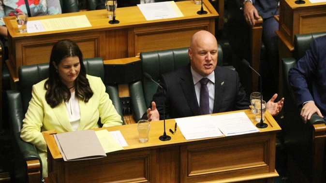 The National Party is doing the sums on tax. Photo / Jed Bradley