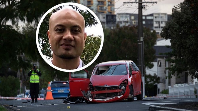 Sam Rasmussen died after his motorcycle collided with another vehicle at the intersection of Nikau St and Rimu St, in New Lynn last Wednesday evening. Image: New Zealand Herald /Supplied