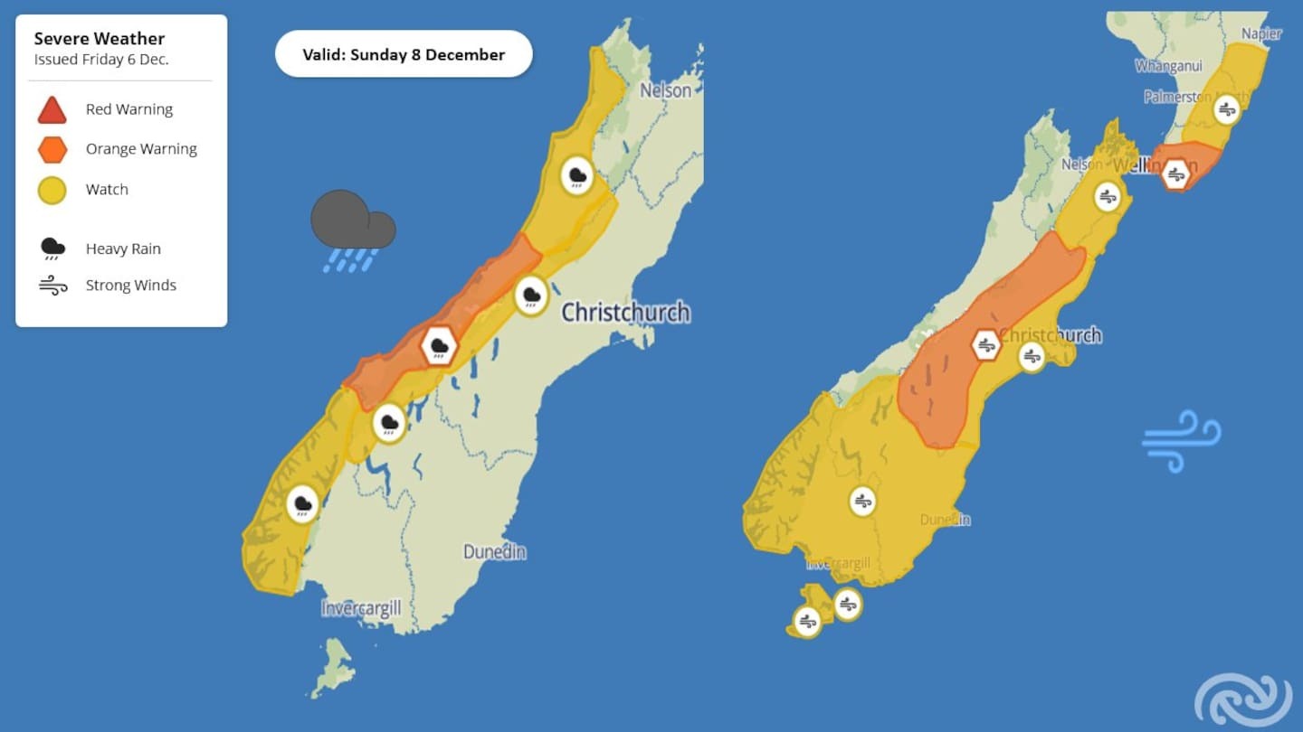 It will be a weekend of two halves according to forecasters. Photo / MetService