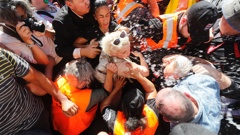 Posie Parker met a wall of resistance at her speech in Auckland. She left Albert Park unable to speak due to being drowned out by protestors. Photo / NZME