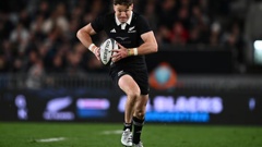 Beauden Barrett in action against England at Eden Park. Photo / Photosport