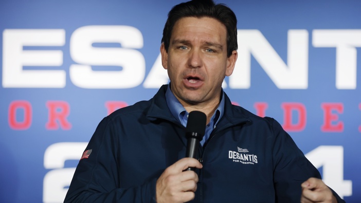 DeSantis has suspended his Republican presidential campaign after a disappointing showing in Iowa's leadoff caucuses. Photo / AP