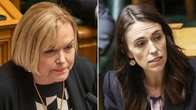 Judith Collins and Jacinda Ardern. (Photo / NZ Herald)