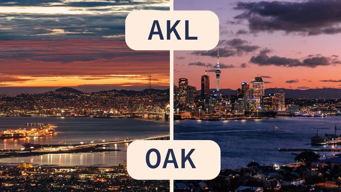 The San Francisco Bay airport has caused long-haul confusion with Auckland for some travellers.