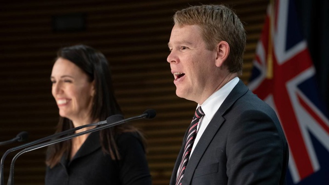 Jacinda Ardern and Chris Hipkins. (Photo / NZ Herald)