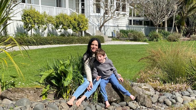 Medicinal cannabis advocate and Auckland mother Katy Thomas with her son Eddy.