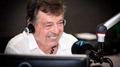 Leighton Smith in the Newstalk ZB studio in Auckland. Photo / Jason Oxenham