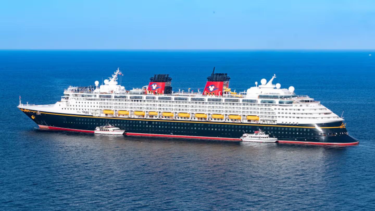 A Melbourne man has gone overboard from the Disney Wonder, delaying its arrival into Auckland. Photo / AaronP, Bauer-Griffin,GC Images