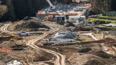 Fletcher Building has settled with NZ Transport over the delayed Puhoi to Warkworth motorway. Photo / Supplied