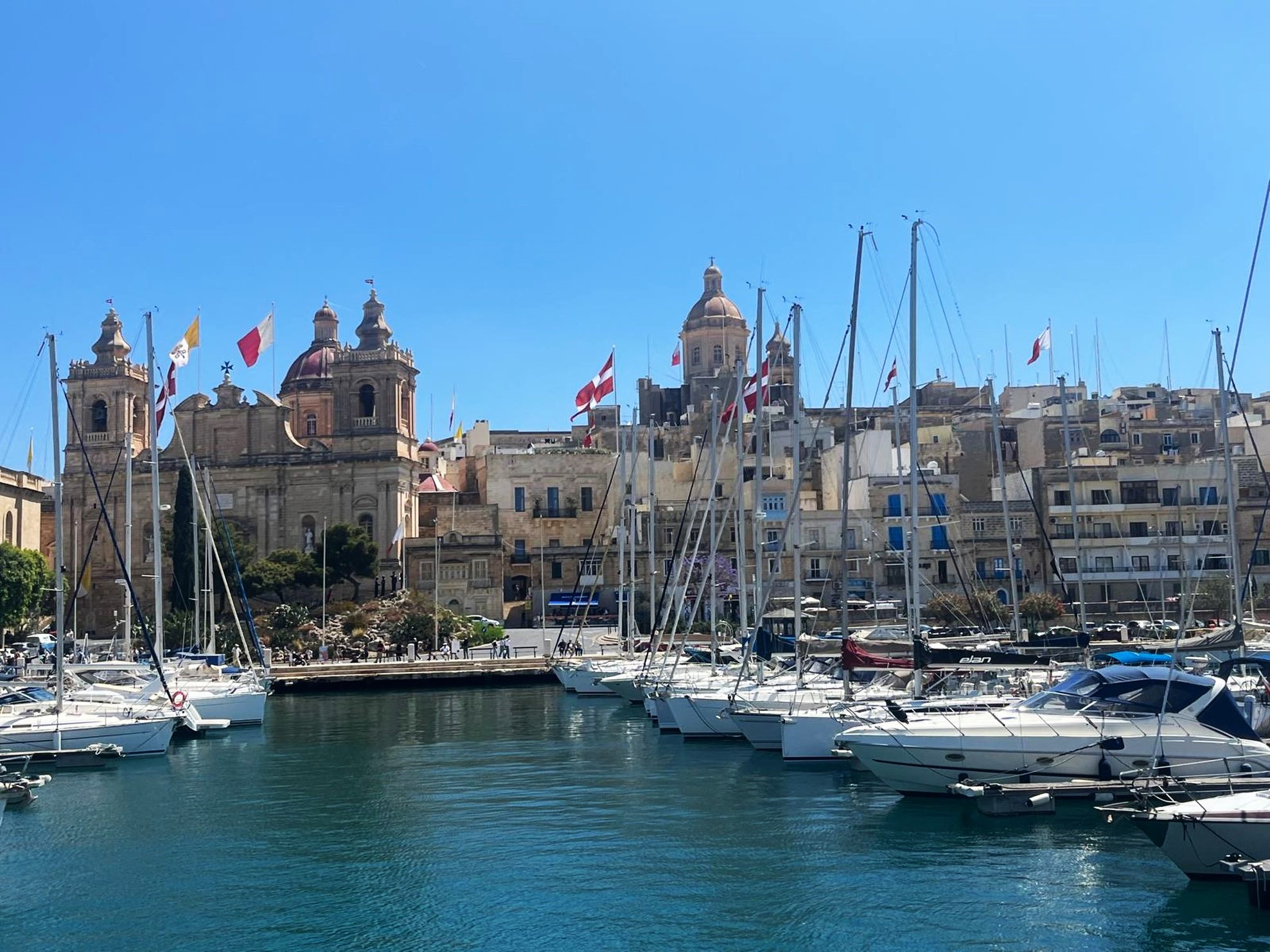 Stone, Sails And Sea In Valletta. Photo / Mike Yardley