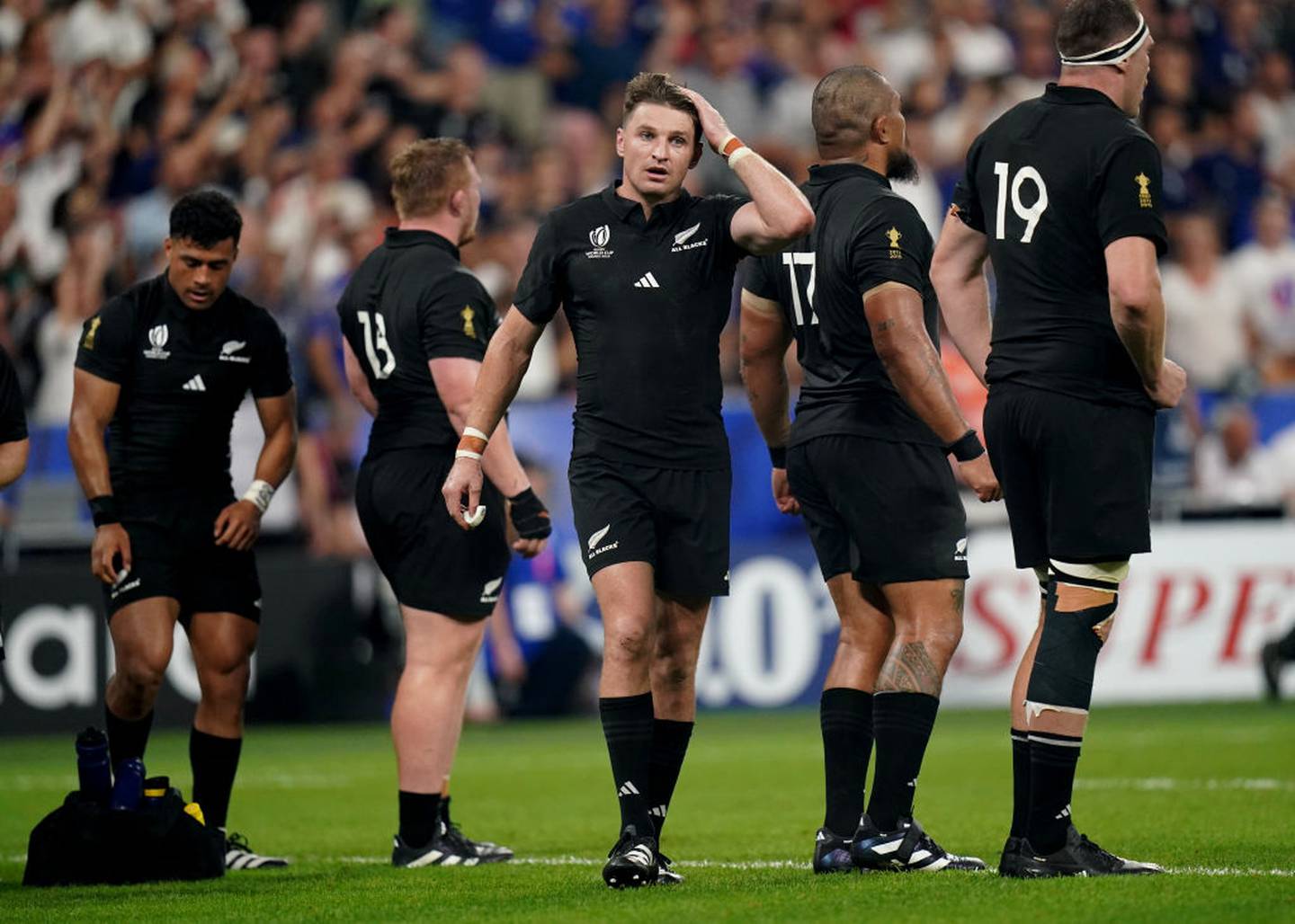 Beauden Barrett has paid tribute to New Zealand-born Adam Agmon, an Israeli soldier and passionate All Blacks supporter. Photo / Adam Davy, Getty Images