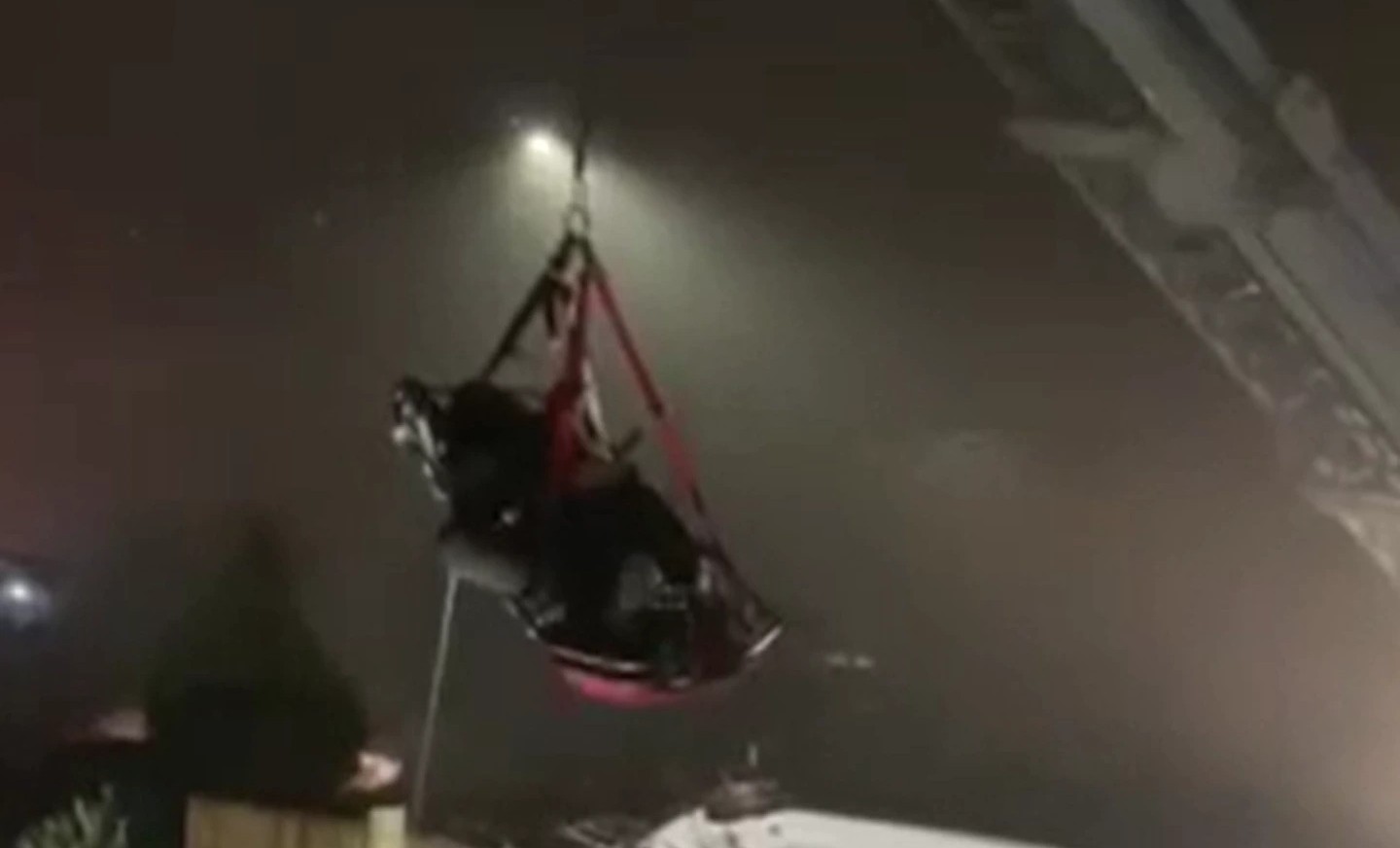 Watch: Nelson man lifted to safety in dramatic 4am rescue