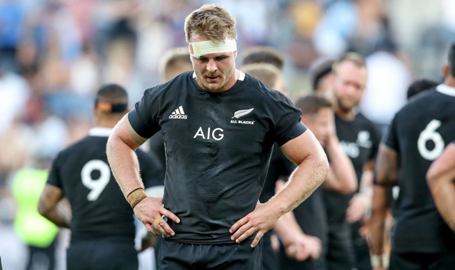 All Blacks captain Sam Cane is out with a pec injury. Photo / Photosport