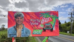 The Ken campaign billboard could be the first of many in this election.