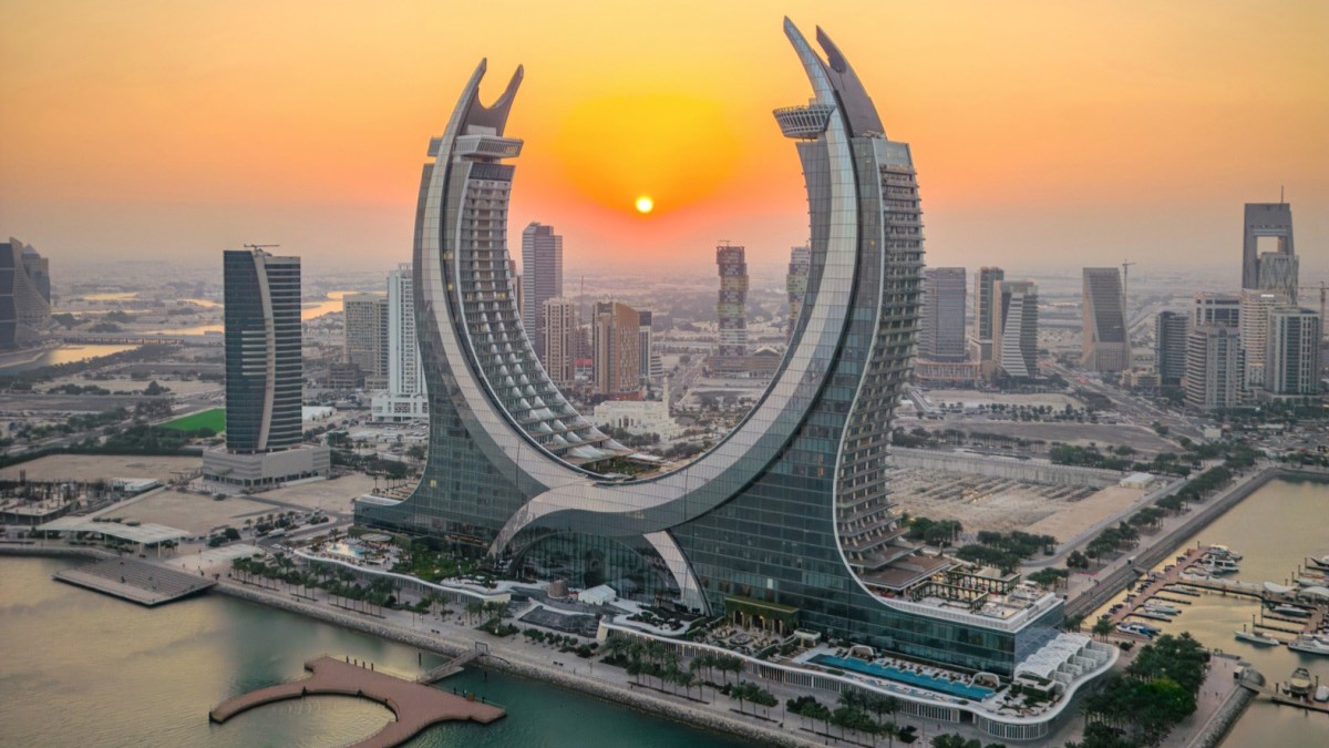 Katara Towers In Lusail. Photo / Supplied