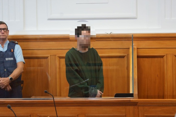 The defendant has denied murdering Nelson police officer Lyn Fleming. He entered guilty pleas to driving charges in the High Court in Blenheim today. Photo / Tracy Neal