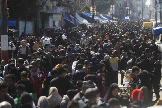 An estimated 1.5 million Palestinians displaced by the war took refuge in Rafah. Photo / AP An estimated 1.5 million Palestinians displaced by the war took refuge in Rafah. Photo / AP
