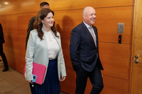 Prime Minister Christopher Luxon and Finance Minister Nicola Willis. Photo / Mark Mitchell.