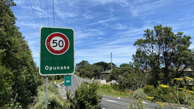 A police raid, which turned up drugs and illegally-held firearms, took place at an address in Opunake, South Taranaki, on Thursday morning. Photo / Tara Shaskey