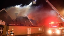 Major fire rips through Dunedin pub