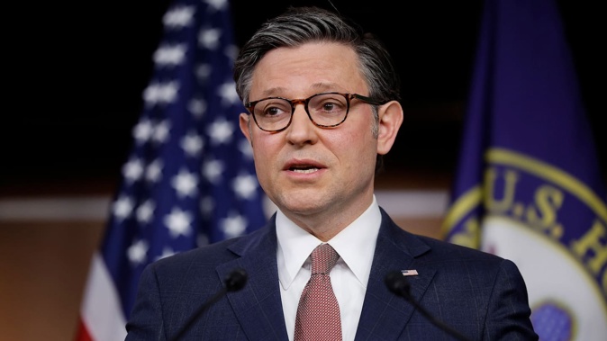 US Speaker of the House of Representatives, Mike Johnson. Photo / Getty Images