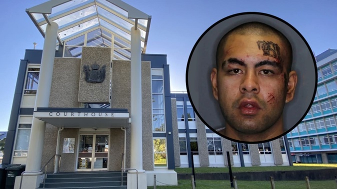 Uru Taha gang president Anthony Joel Heke was sentenced in New Plymouth District Court to five years and three months for bashing an associate. Photo via NZ Herald