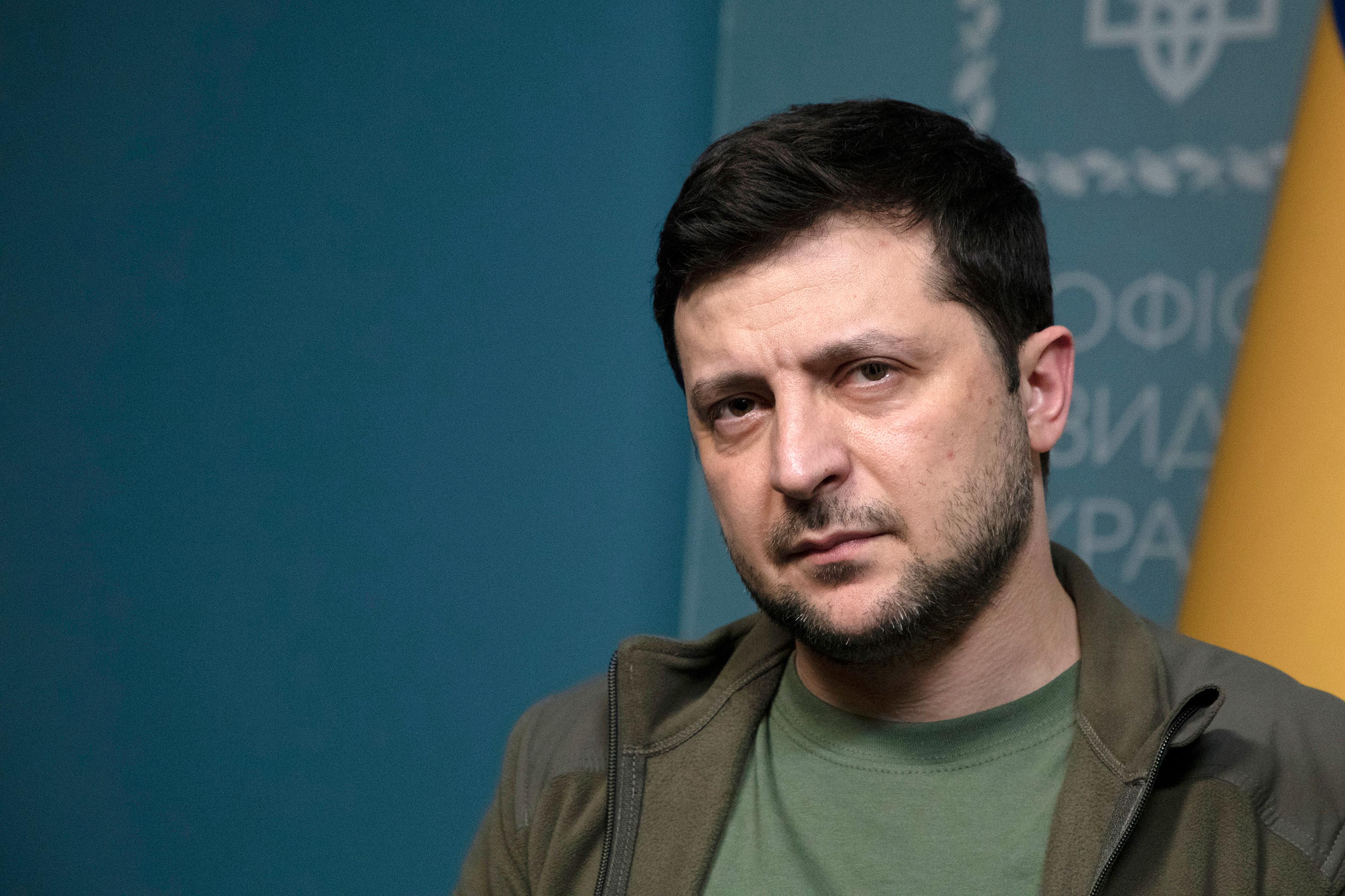Vlodomry Zelenskyy. (Photo / Getty)